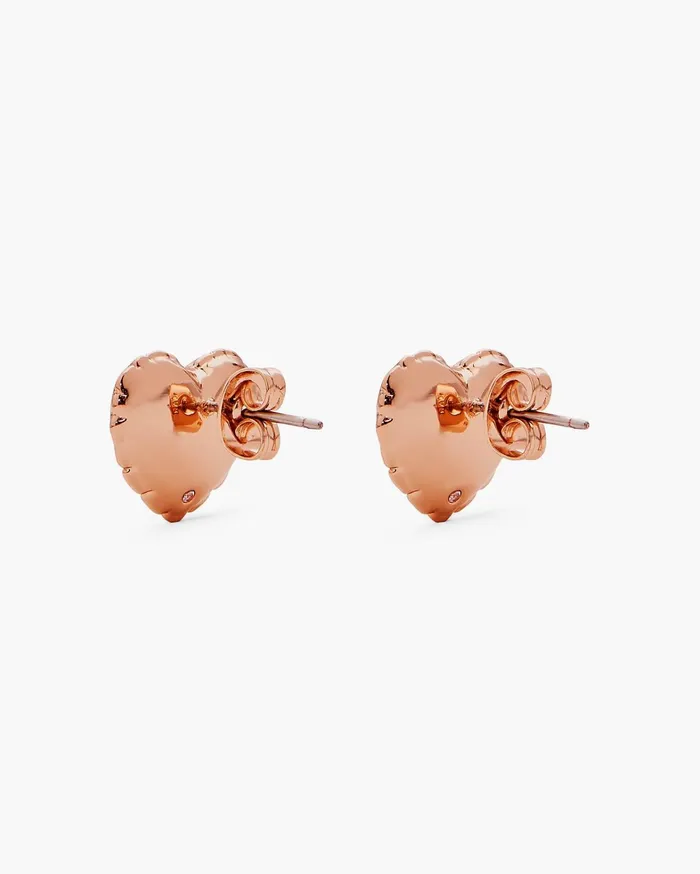 Marc Jacobs Earrings Women Balloon Heart Earrings Antique Rose Gold