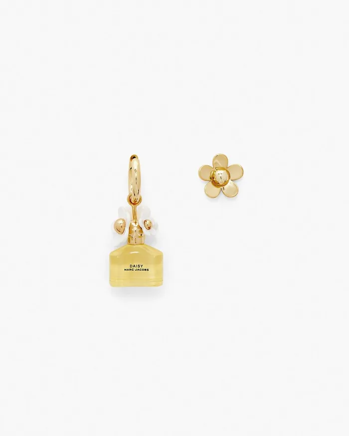 Marc Jacobs Earrings Women Mini Icon Daisy Earrings Goldyellow Multi