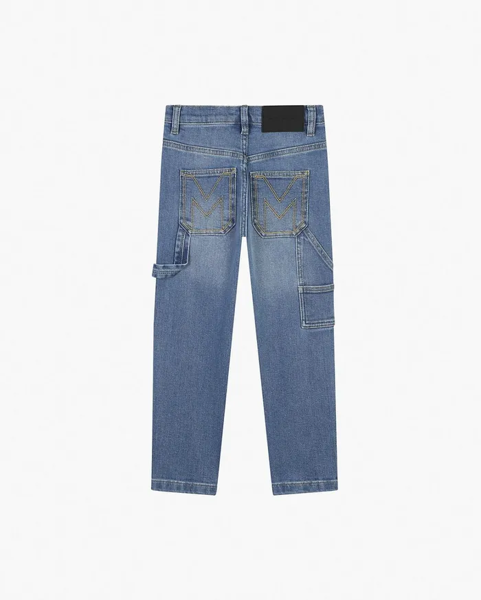 Marc Jacobs Kids The Carpenter Jean Blue Denim