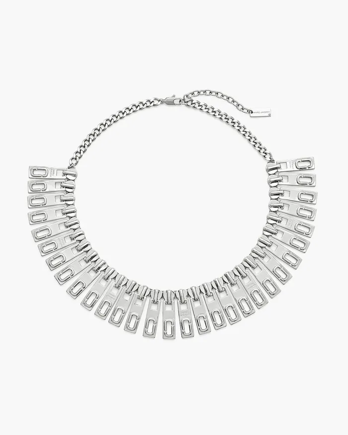 Marc Jacobs Necklaces Women J Marc Zipper Statement Necklace Silver