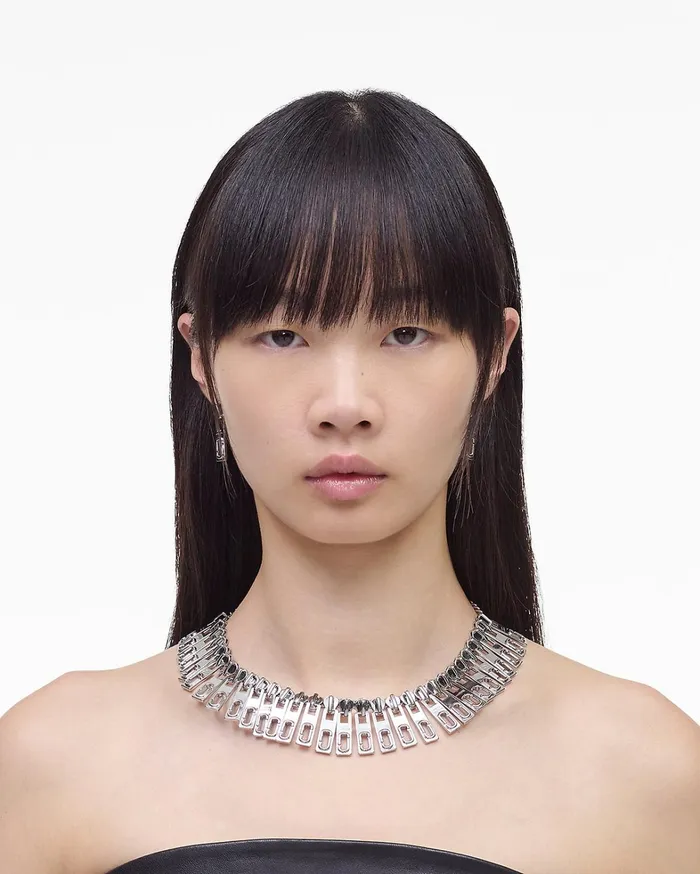 Marc Jacobs Necklaces Women J Marc Zipper Statement Necklace Silver