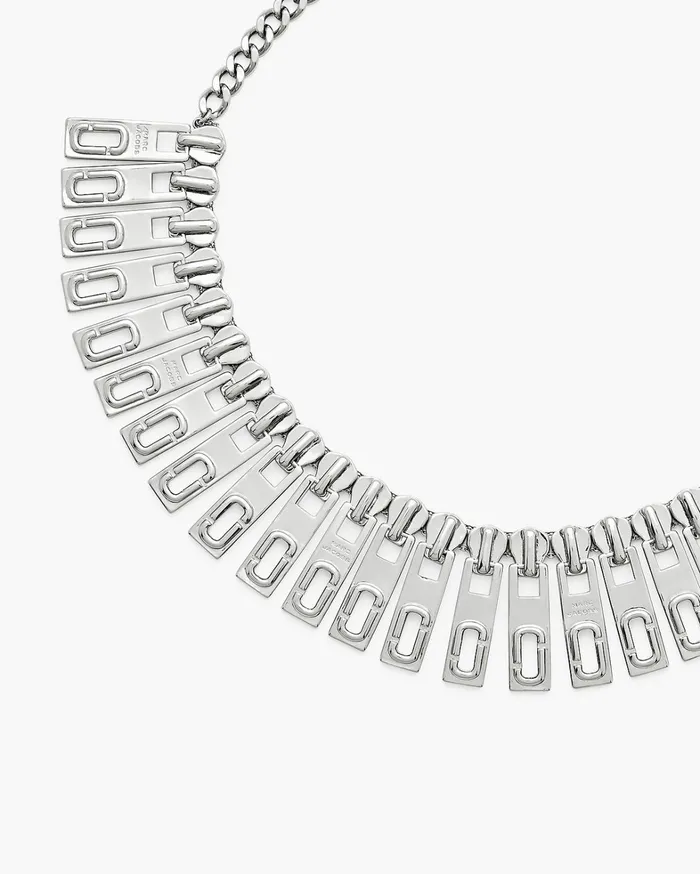 Marc Jacobs Necklaces Women J Marc Zipper Statement Necklace Silver
