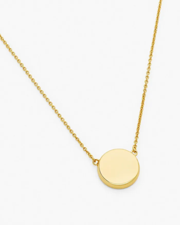 Marc Jacobs Necklaces Women The Button Pendant Necklace Goldblack