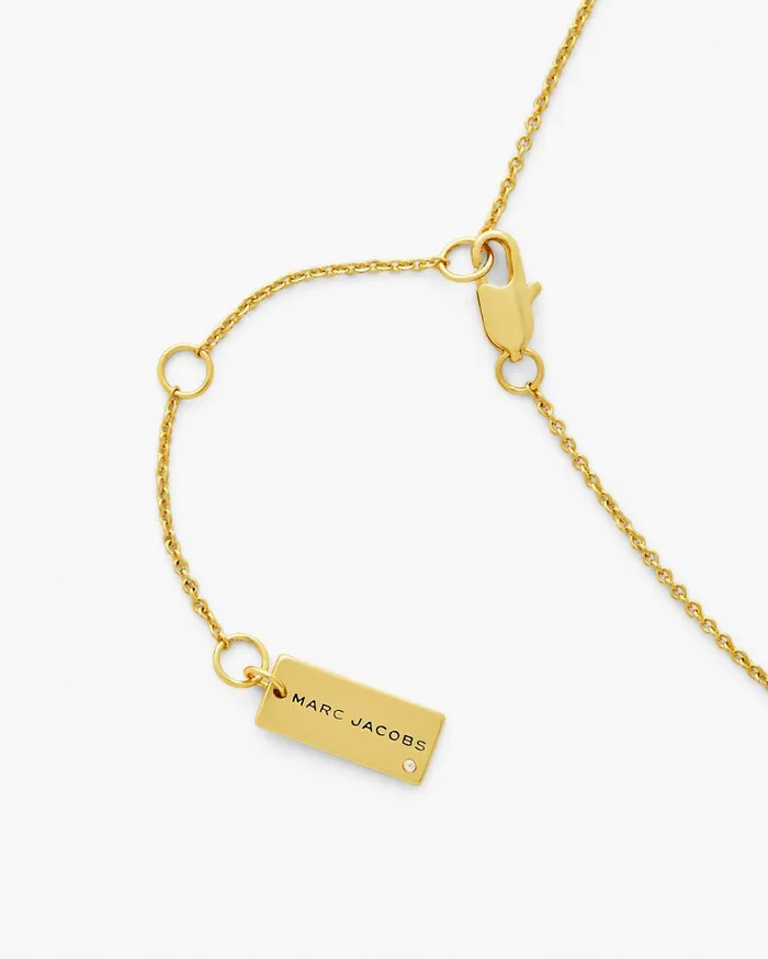 Marc Jacobs Necklaces Women The Button Pendant Necklace Goldblack
