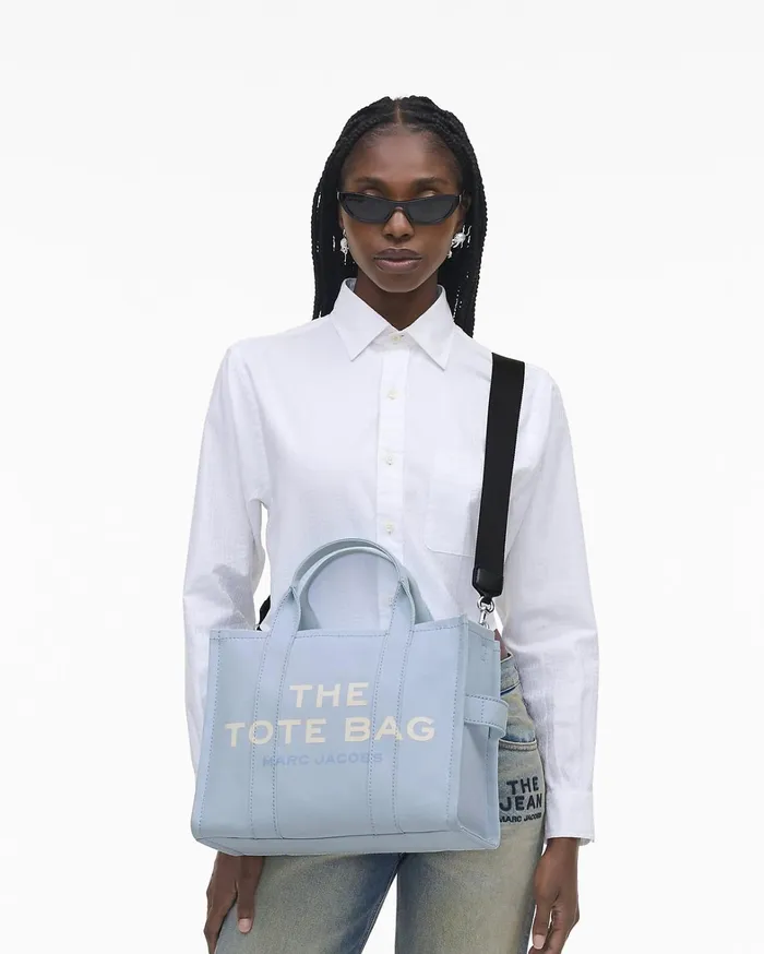 Marc Jacobs The Tote Bag Women The Canvas Medium Tote Bag Cloud Blue