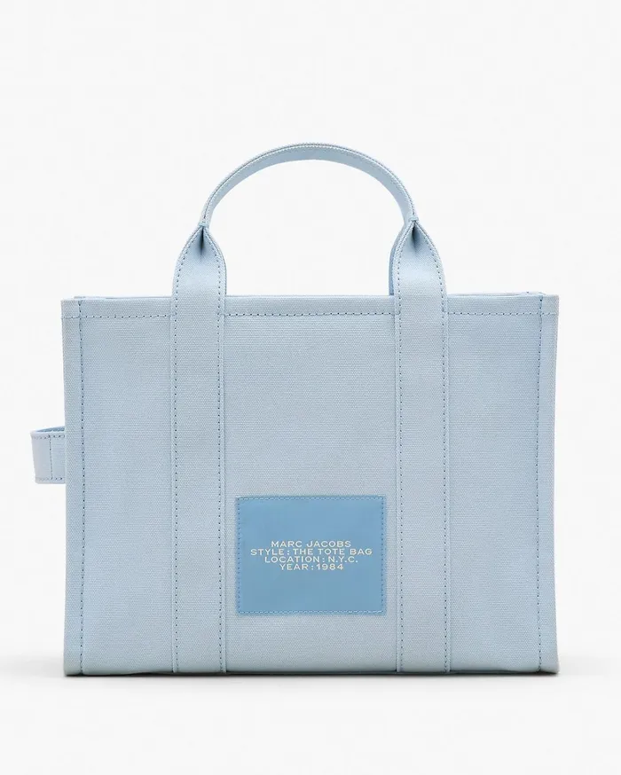 Marc Jacobs The Tote Bag Women The Canvas Medium Tote Bag Cloud Blue