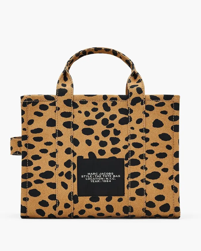 Marc Jacobs The Tote Bag Women The Cheetah Canvas Medium Tote Bag Black Multi