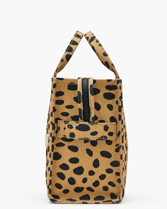Marc Jacobs The Tote Bag Women The Cheetah Canvas Medium Tote Bag Black Multi