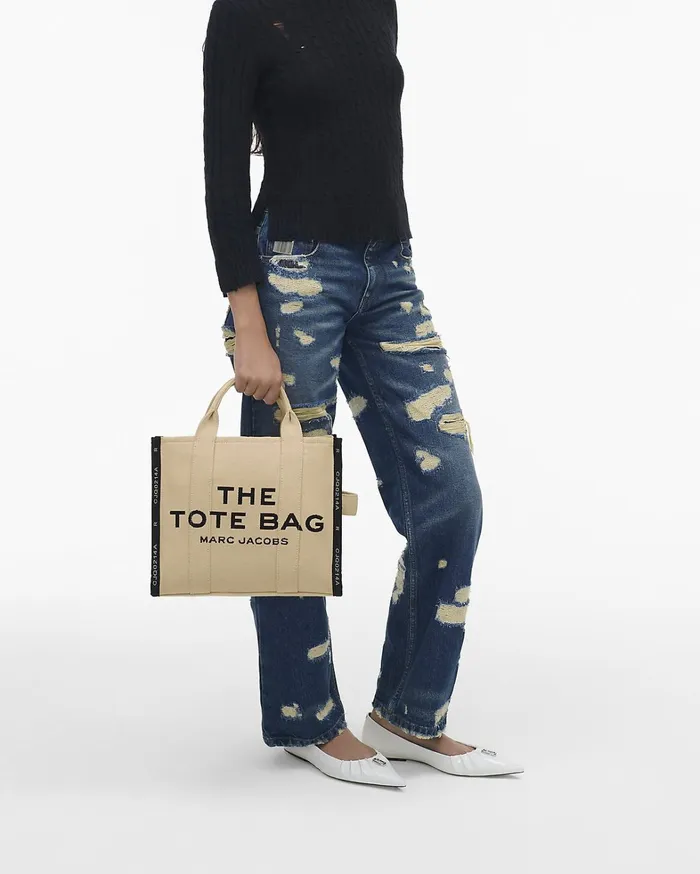 Marc Jacobs The Tote Bag Women The Jacquard Medium Tote Bag Warm Sand