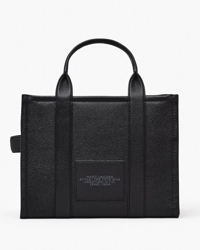 Marc Jacobs The Tote Bag Women The Leather Medium Tote Bag Black