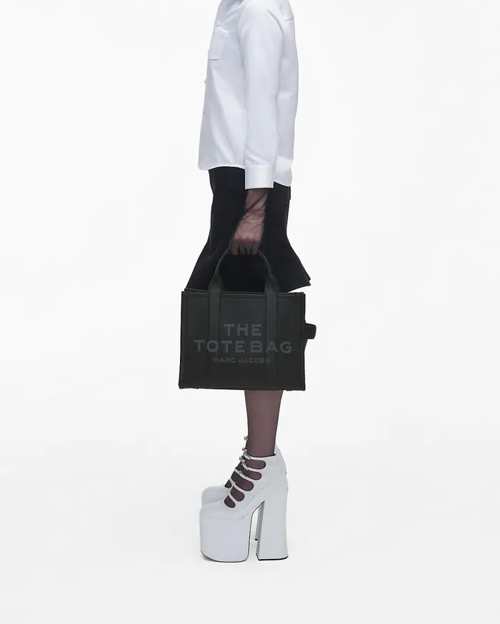 Marc Jacobs The Tote Bag Women The Leather Medium Tote Bag Black
