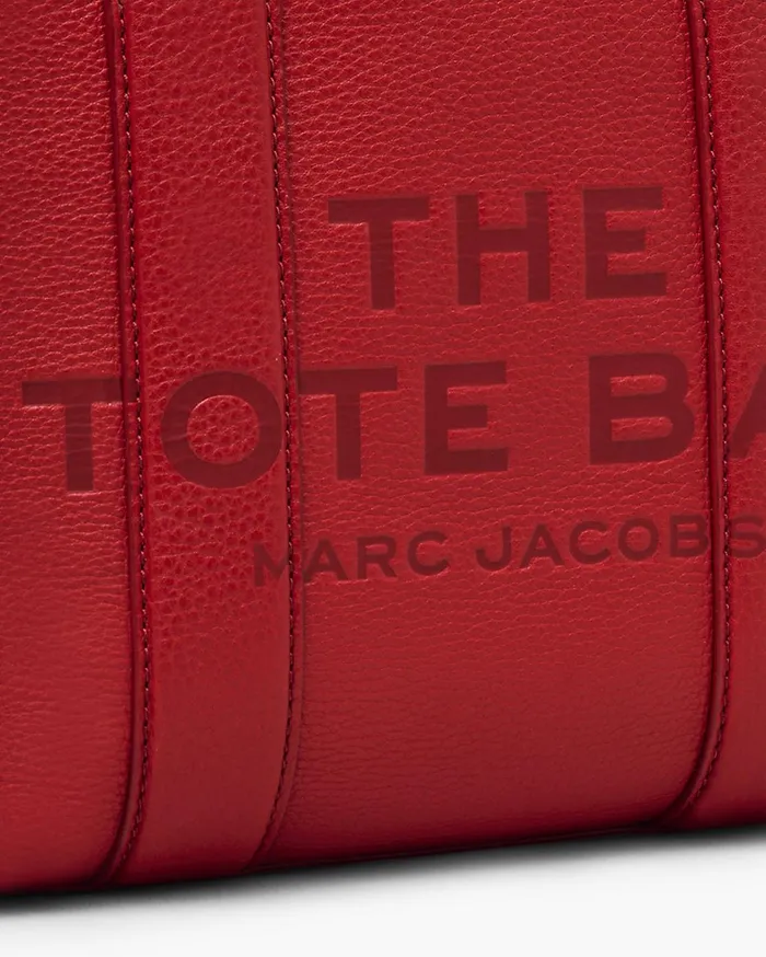 Marc Jacobs The Tote Bag Women The Leather Small Tote Bag True Red