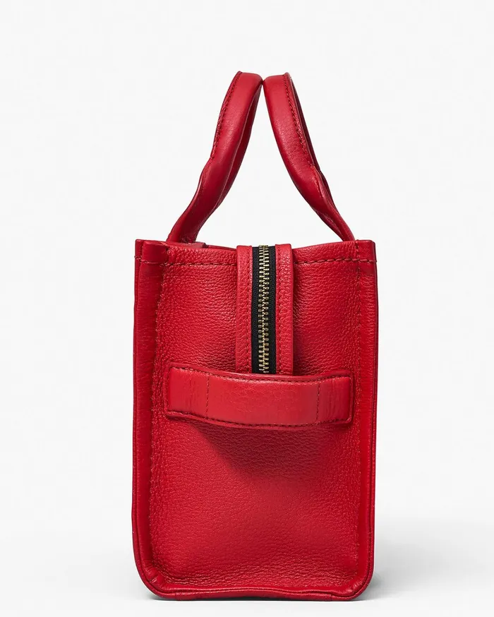 Marc Jacobs The Tote Bag Women The Leather Small Tote Bag True Red