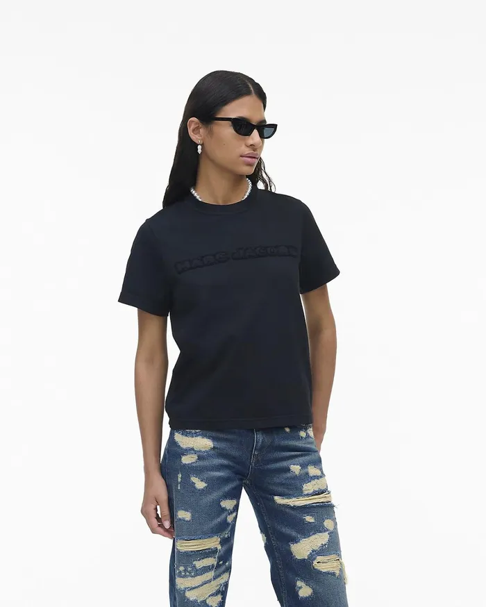 Marc Jacobs Tops Women The Logo Baby Tee Black