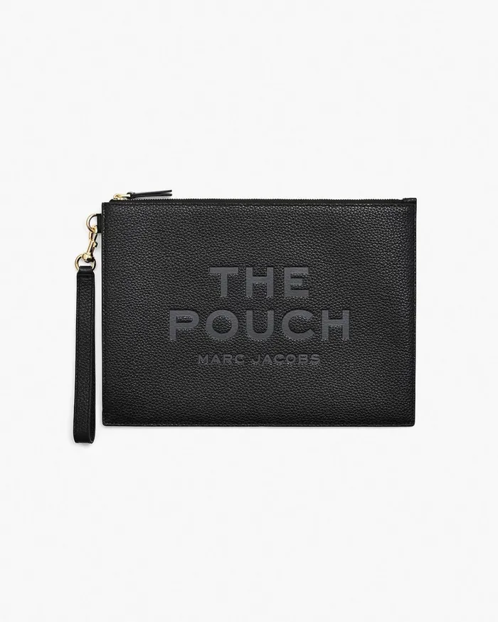 Marc Jacobs Wristlets Women The Leather Large Pouch Black