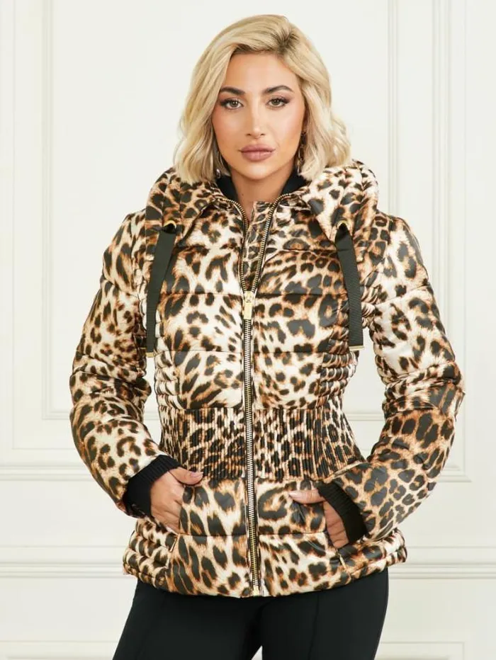 Marciano Annie Printed Puffer Jacket Spellbound Redux Women Jackets
