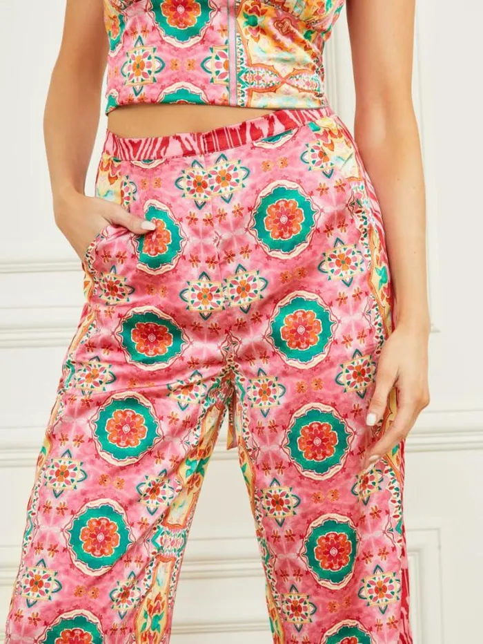 Marciano Babylon Pant Babylon Blanket Print Women Bottoms Marciano Babylon Pant Babylon Blanket Print Women Bottoms