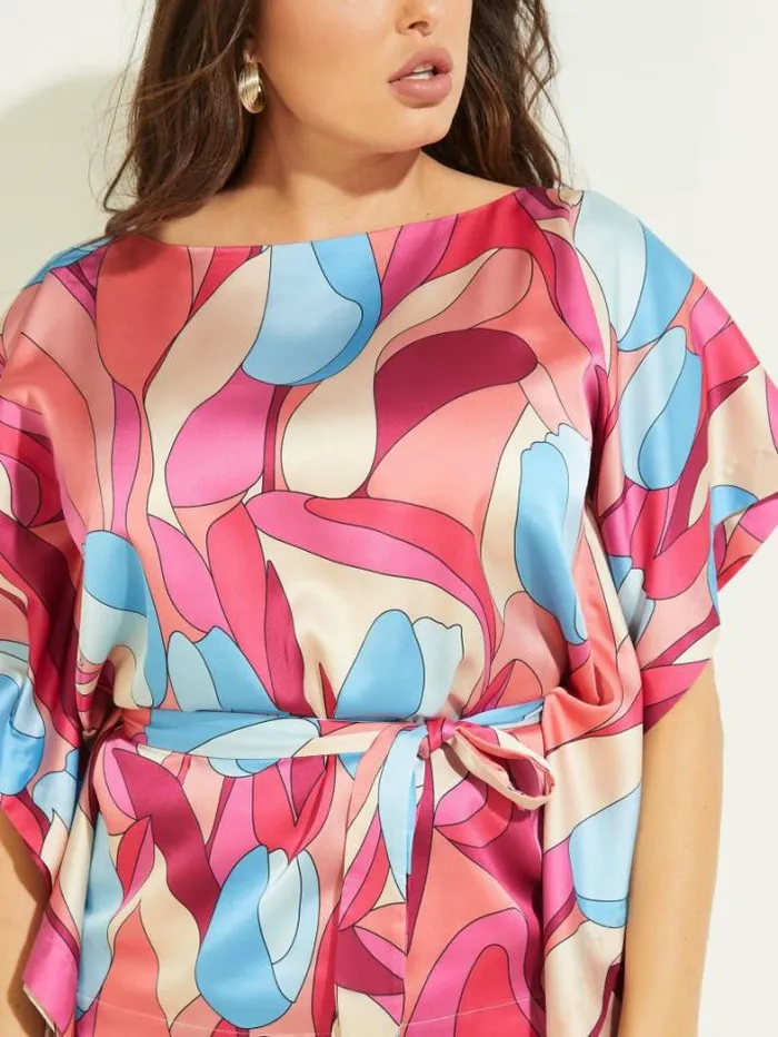 Marciano Baja Beach Kimono Bold Bloom Women Tops And Sweaters Marciano Baja Beach Kimono Bold Bloom Women Tops And Sweaters
