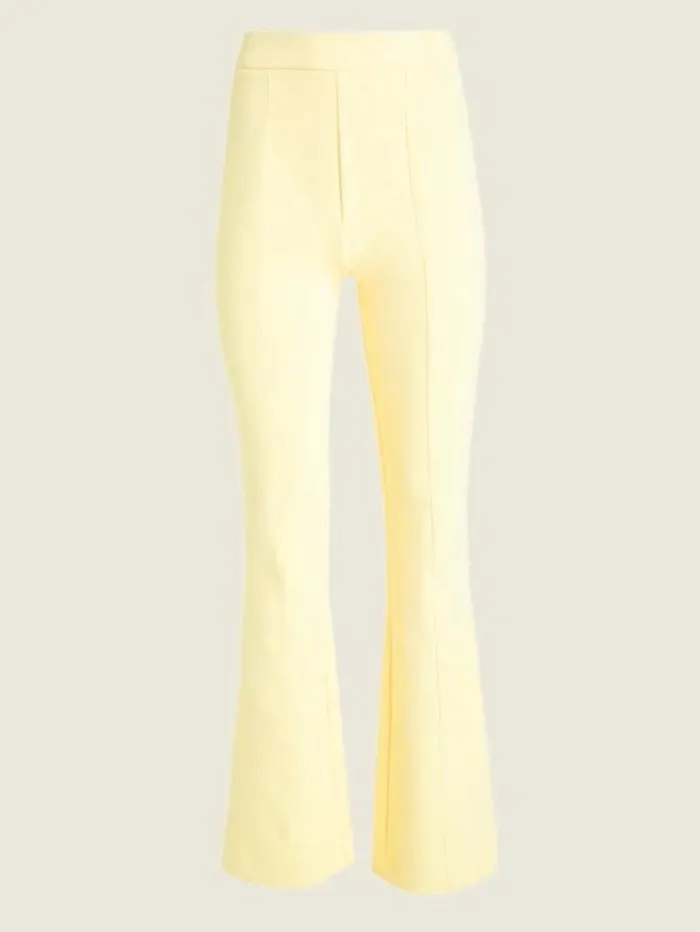 Marciano Chloe Flared Pant Cornsilk Women Bottoms Marciano Chloe Flared Pant Cornsilk Women Bottoms