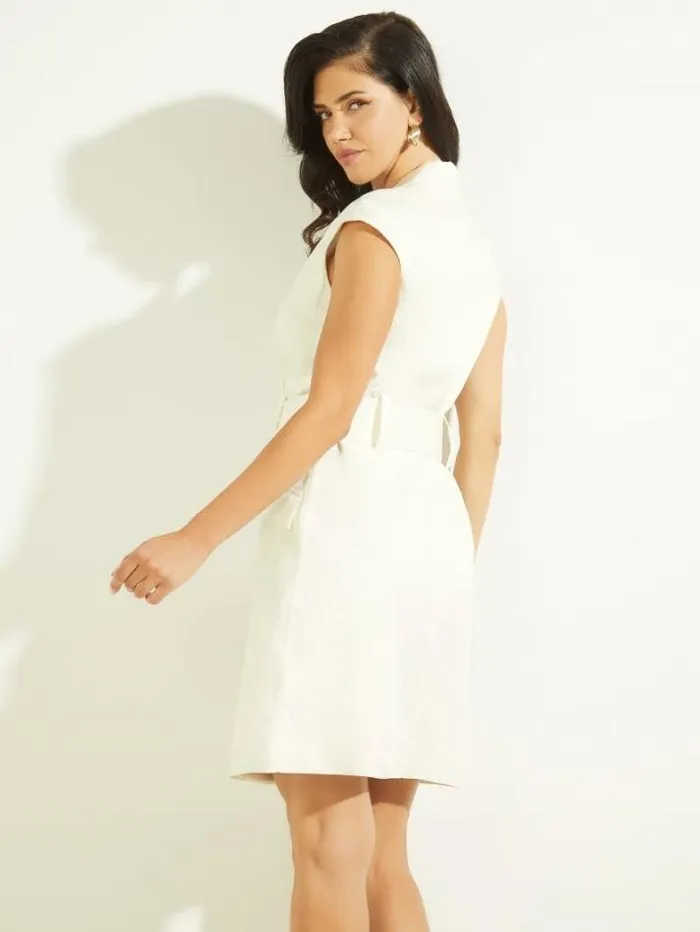Marciano Eco Hailey Dress Pale Pearl Women Dresses Marciano Eco Hailey Dress Pale Pearl Women Dresses
