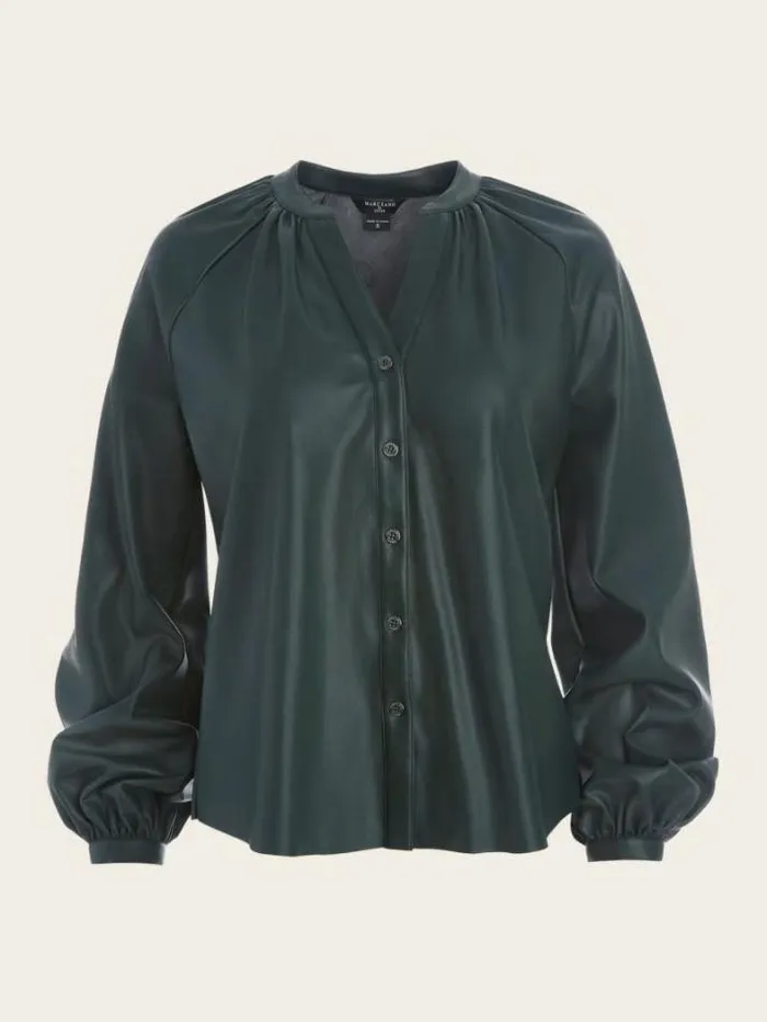 Marciano Foxton Blouse Chenille Green Women Tops And Sweaters Marciano Foxton Blouse Chenille Green Women Tops And Sweaters