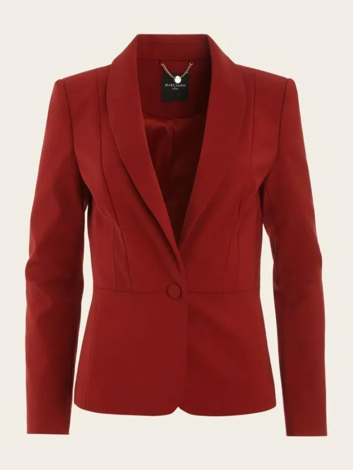Marciano Hollywood Blazer Dark Jam Red Women Jackets Marciano Hollywood Blazer Dark Jam Red Women Jackets