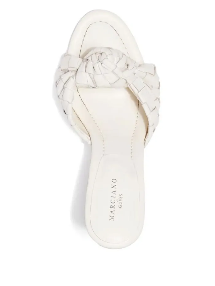 Marciano Janna Woven Mule Ivory Women Shoes Marciano Janna Woven Mule Ivory Women Shoes