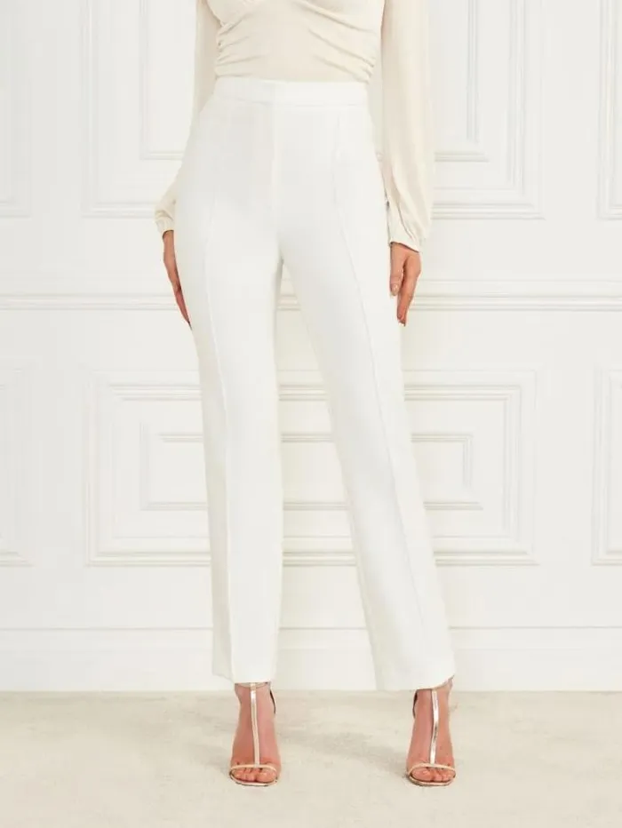 Marciano Logan Straight Leg Pant Pale Pearl Women Bottoms