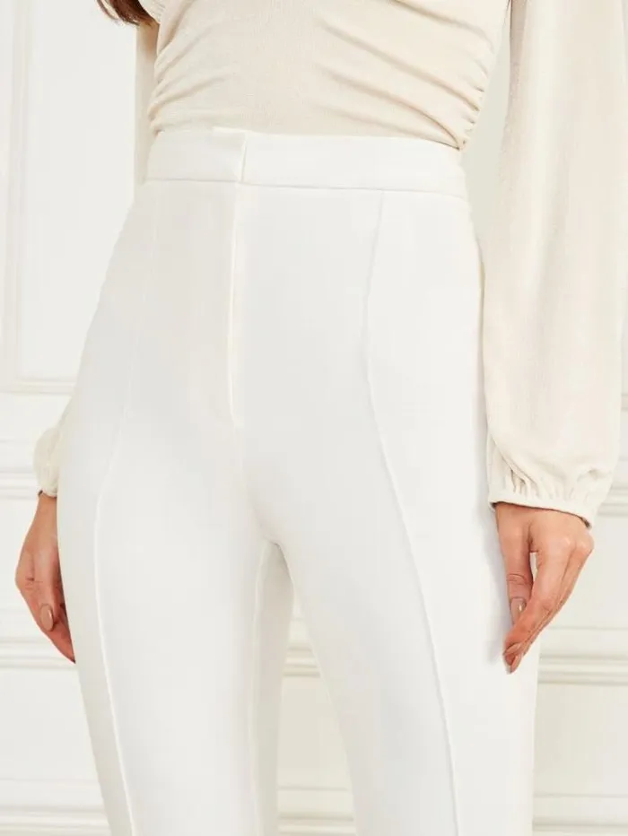 Marciano Logan Straight Leg Pant Pale Pearl Women Bottoms Marciano Logan Straight Leg Pant Pale Pearl Women Bottoms