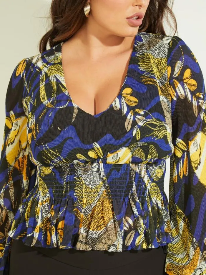 Marciano Sonora Top Aquarius Print Women Tops And Sweaters Marciano Sonora Top Aquarius Print Women Tops And Sweaters