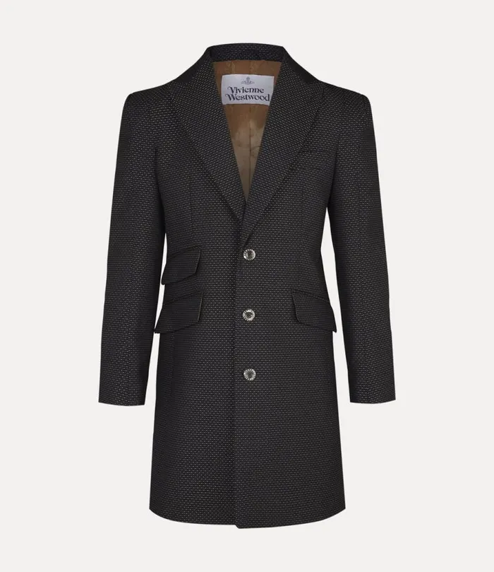 Men Alien Three Button Coat Black Vivienne Westwood Coats And Jackets