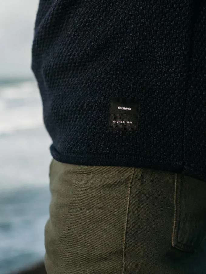 Men Barents Jumper Indigo Finisterre Knitwear