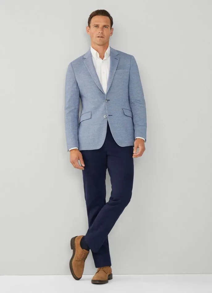 Men Blazers Hackett London Puppytooth Blazer Navywhite