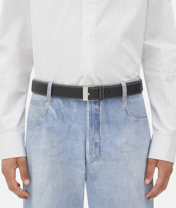 Men Bottega Veneta Belts Watch Belt Dark Greennatural
