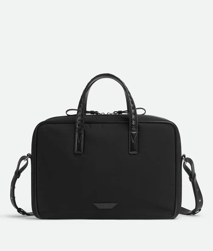 Men Bottega Veneta Briefcase Crossroad Briefcase Black