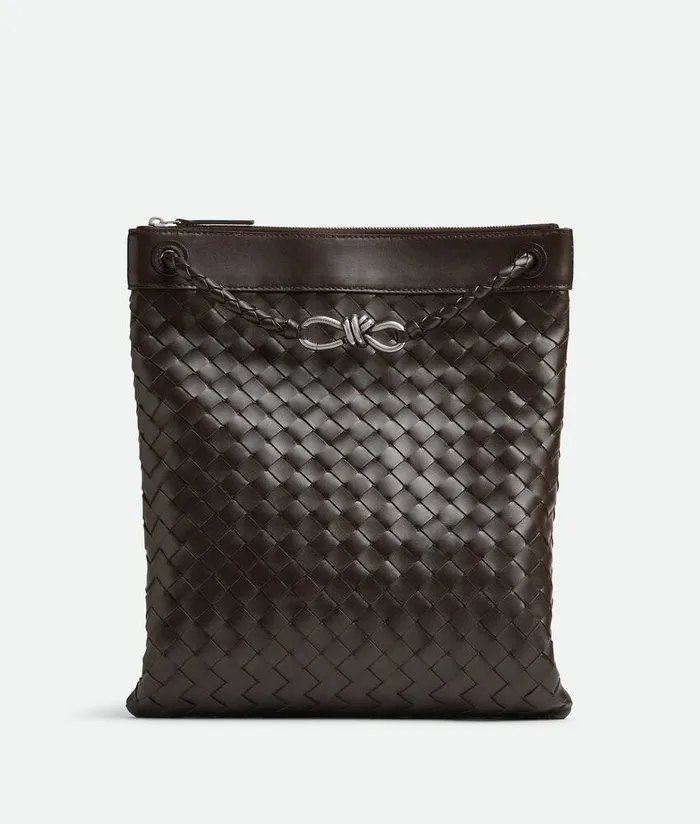 Men Bottega Veneta Crossbody Flat Andiamo Messenger Fondant