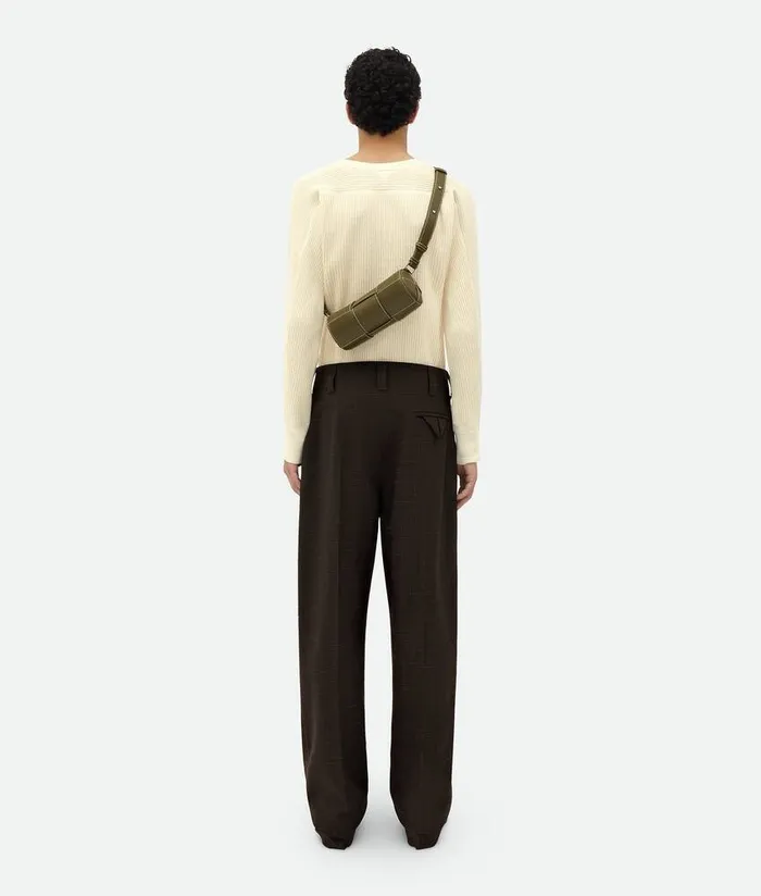 Men Bottega Veneta Crossbody Small Canette Mud