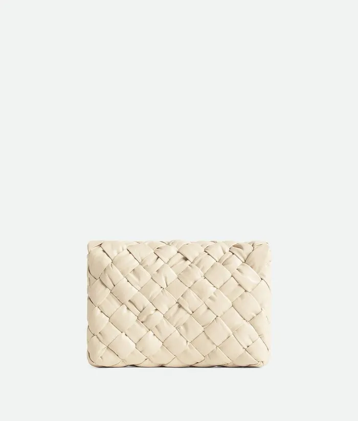 Men Bottega Veneta Crossbody Small Rumple Messenger Sea Salt