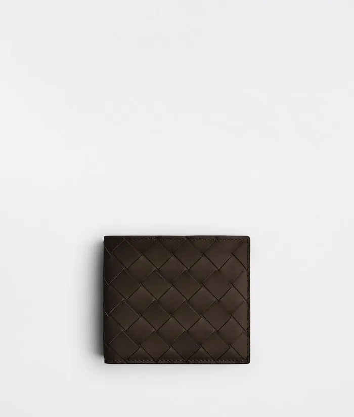 Men Bottega Veneta Small Wallets Intrecciato BiFold Wallet With Coin Purse Fondant Men Bottega Veneta Small Wallets Intrecciato BiFold Wallet With Coin Purse Fondant