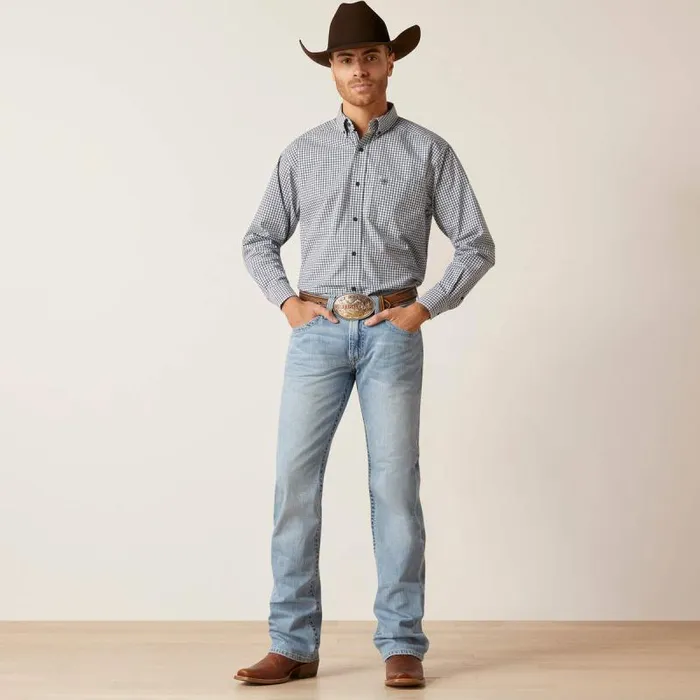 Men Button Down Shirts Ariat Pro Series Garmin Classic Fit Shirt White Men Button Down Shirts Ariat Pro Series Garmin Classic Fit Shirt White