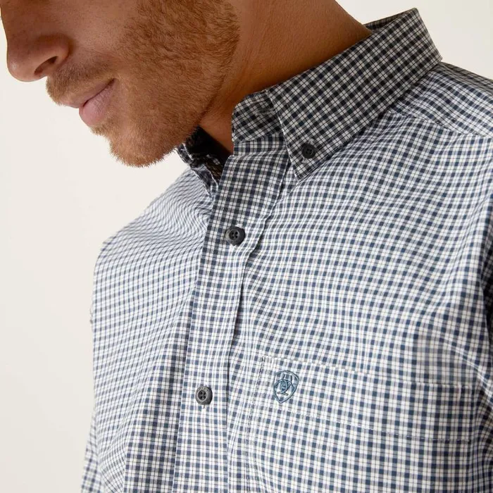 Men Button Down Shirts Ariat Pro Series Garmin Classic Fit Shirt White Men Button Down Shirts Ariat Pro Series Garmin Classic Fit Shirt White