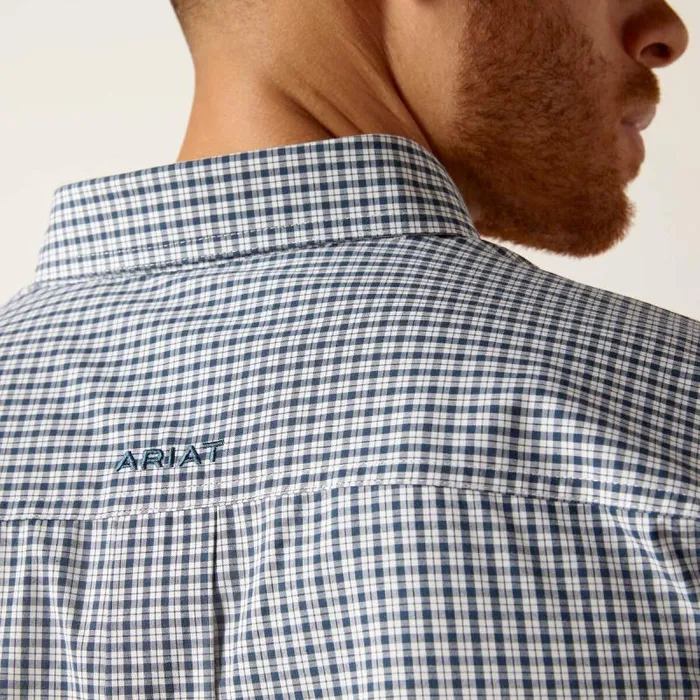 Men Button Down Shirts Ariat Pro Series Garmin Classic Fit Shirt White Men Button Down Shirts Ariat Pro Series Garmin Classic Fit Shirt White