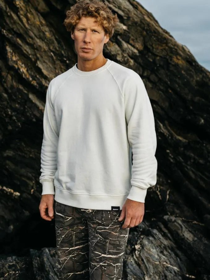 Men Coho Sweatshirt Ecru Finisterre Sweatshirts and Hoodies