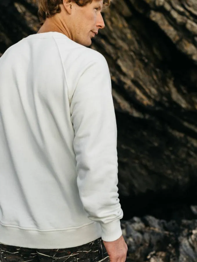 Men Coho Sweatshirt Ecru Finisterre Sweatshirts and Hoodies