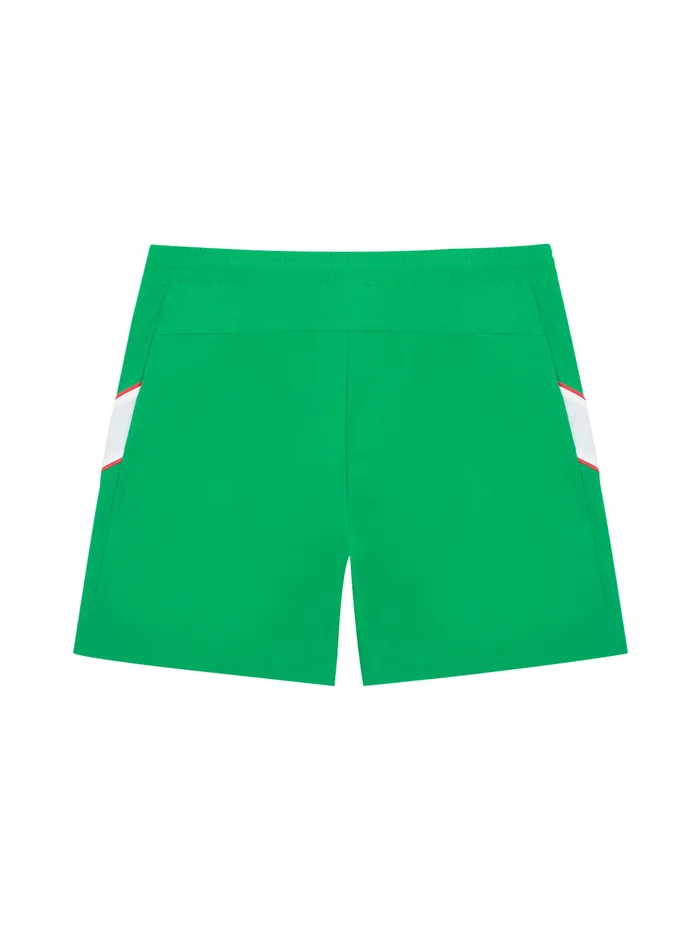 Men Court Styles Sergio Tacchini Flag Woven Shorts Green