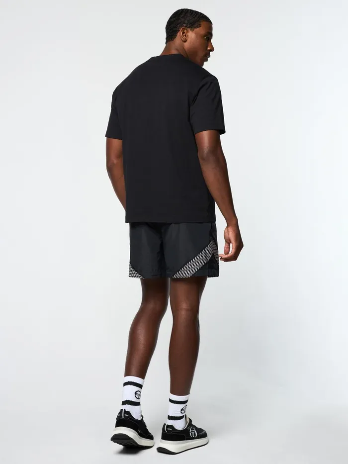 Men Court Styles Sergio Tacchini Lecce TShirt Black Beauty