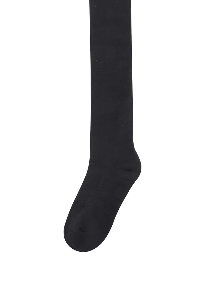 Men Court Styles Sergio Tacchini Prep Knee High Socks Black