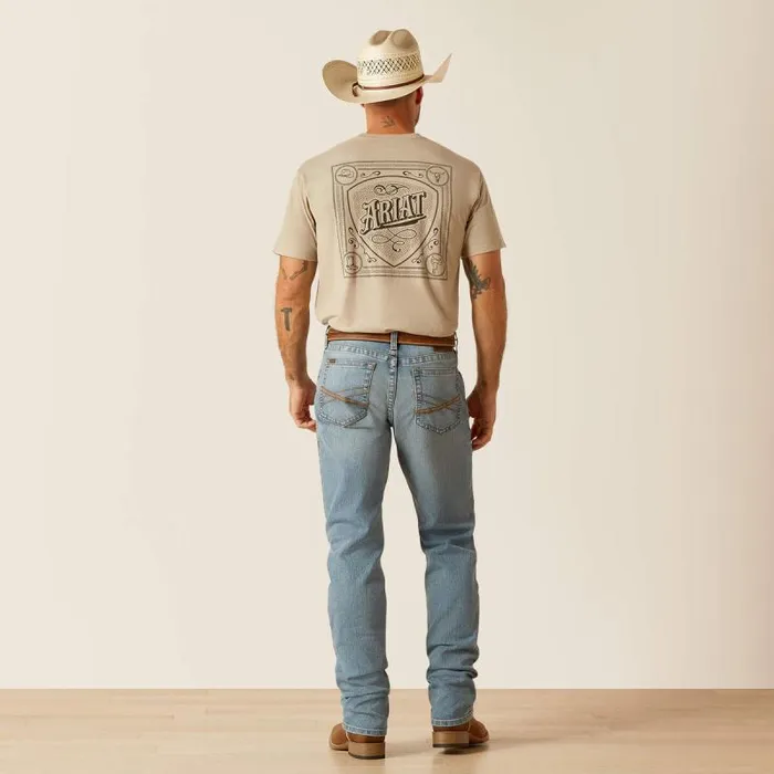 Men Denim Ariat M1 Vintage Picher Straight Lindo Men Denim Ariat M1 Vintage Picher Straight Lindo