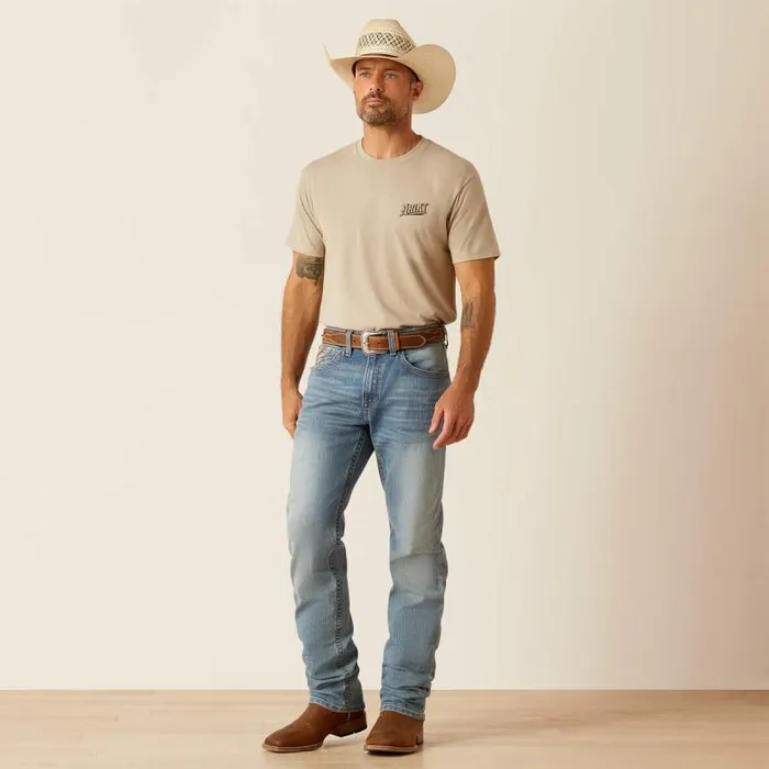 Men Denim Ariat M1 Vintage Picher Straight Lindo Men Denim Ariat M1 Vintage Picher Straight Lindo