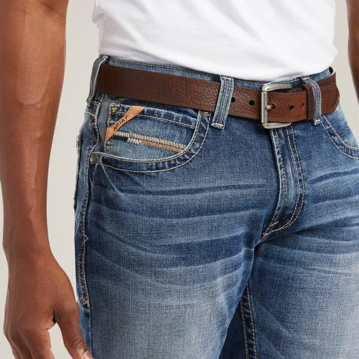 Men Denim Ariat M4 Low Rise Stretch Longspur Stackable Straight Leg Jean Dakota Men Denim Ariat M4 Low Rise Stretch Longspur Stackable Straight Leg Jean Dakota